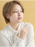 シンプルなナチュラルショート
