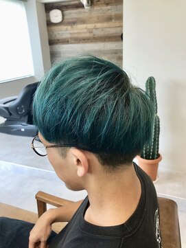 レノヘアー(Leno hair) シアンマッシュ