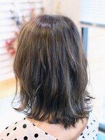 リビーチ ヘア リゾート 赤羽(Rebeach HAIR RESORT)&nbsp;【赤羽リビーチ】外ハネヘア＋透明感カーキベージュカラー♪