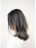 縮毛矯正ヘア×コントラストバレイヤージュ