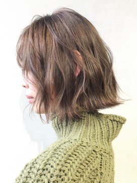 アルバム 渋谷パルコ(ALBUM) ラベンダーベージュ_ココアブラウンフリンジウェーブ_ba288501