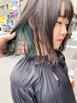 ヴェルダ 池袋店(verda)&nbsp;シークレットインナーカラー×センシュアルショートボブ＊fukuda