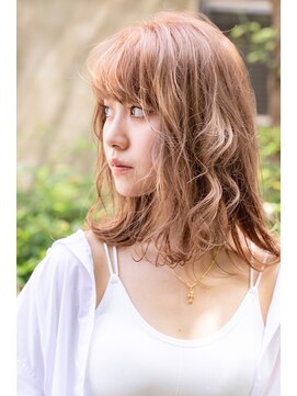 ケイト(kate) 【kate】大宮　ミルクティーベージュ×エアリーウェーブ