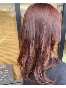 美容室 ルアル 市原市八幡宿店(Luar) 艶感!ピンクブラウン