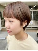 ワイドバングミルクティーショートｍ【グラスペディア広島】