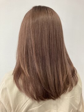 ヘッズ 本八幡店(HEADS) ピンクベージュ　メルティカラー　くびれヘア　ビタミンカラー