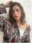 【ナチュラルなウェーブで動きがあるスタイル】川又