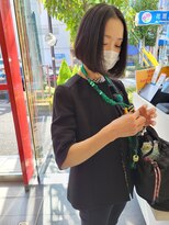 榮美容室 本店 ワンレングスボブ