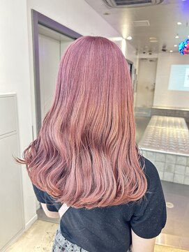 ゲーム 原宿店(GAME) ピンクベージュ/ダブルカラー/ケアブリーチ/髪質改善/原宿