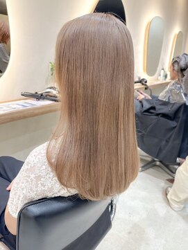 ヒビヲ(HIBIO) ハイトーンカラーミルクティーベージュケアブリーチダブルカラー