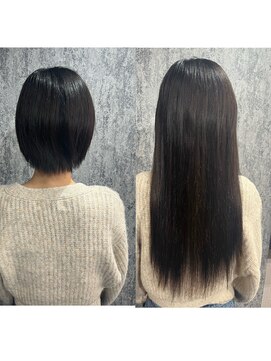 エクステンション リズム 新小岩店(EXTENSION RHYTHM) +編込エクステ+シールエクステ+