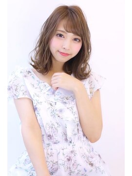 オーロ 西大寺店(ORO) 綺麗めミディアムスタイル