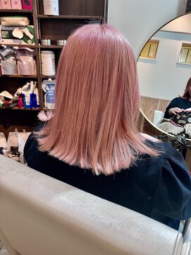 ザワワ(ZAWAWA) 《ペールピンク》ダブルカラー、ハイトーン、ブリーチ