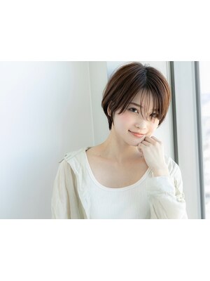 【カット￥3400】カットが鍵のショートもお任せ☆似合わせ技術でナチュラル×可愛いヘアに♪[須賀川]