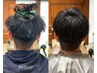 メンズカット＋ダウンパーマ＋ナノバブル　 11500円