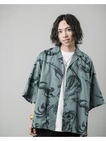 ガビーヘアルーブ(gabi hair LOOB) 波巻きスパイラルパーマツーブロックツイストパーマメンズヘア