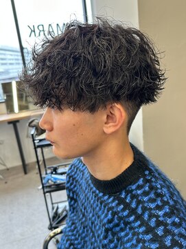 エルマーク 心斎橋(L-MARK) 波巻きパーマスパイラルパーマツイストスパイラルパーマメンズ