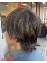 ヒップス(Hip★s) ショートウルフ×白髪ぼかしハイライト