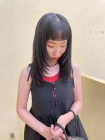スニュウ(snuw)&nbsp;【snuw mina】レイヤーカット/顔周りカット/透明感カラー/伏見