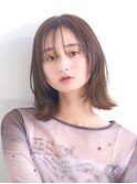 【La fith】外ハネボブ×シースルーバング×ショコラブラウン