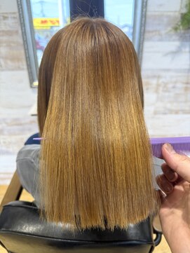 盛岡・岩手で【ブリーチ毛に縮毛矯正が出来る】数少ない美容師★