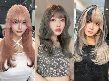 ラピス 池袋(Lapis)の写真/[当日予約OK]色落ちまで可愛い推しカラー韓国風カラーも◎繊細なブリーチ技術によるトレンドstyleが大人気!