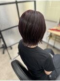 外ハネショートレイヤーボブ