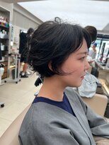 ピークアブー ワン(PEEK-A-BOO ONE)&nbsp;フレンチボブニュアンスパーマショートヘア