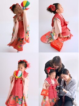 エイミー 伏見店(aemii)の写真/七五三にぜひ!小さいお子様連れも大歓迎☆周りを気にしたりせず親子で落ち着いて過ごせるサロンです。