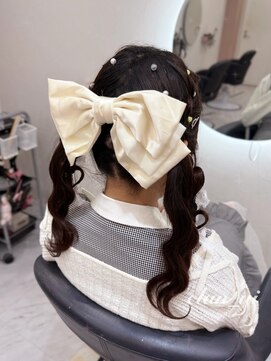 ヘア サロン クラン ソア 心斎橋店(hair salon clan soar) ツインテール【クランソア】ヘアメ/ヘアセット/心斎橋