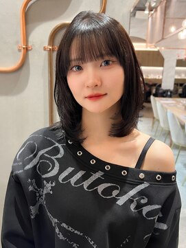 ロンド エスポワール 錦糸町(Lond espoir) 【北澤華】オリーブグレー/ボブ/顔周り/小顔/レイヤー/髪質改善