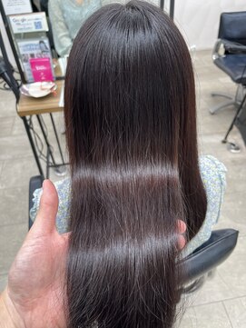 グレージュ/水素ケアカラー