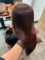 テラスヘア 三条(TERRACEhair) 柔らかく見せる 透明感ピンクブラウン