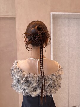 オン キャナルシティ博多前店(on) 【中里恵梨】ヘアセット/カチモリヘア/参列ヘア/ロングヘア/20代