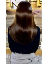 キース ヘアアンドメイク 恵比寿(kith. hair&make)&nbsp;髪質改善トリートメントブリーチなし透明感明るめミルクティー