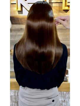 キース ヘアアンドメイク 恵比寿(kith. hair&make) 髪質改善トリートメントブリーチなし透明感明るめミルクティー