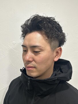 ウィロー(WILLOW) 【WILLLOW京橋】オールバックウェーブパーマ(小玉泰基)