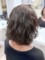 ジル ヘアアンドメイク 恵比寿(JILLE hair&make)&nbsp;ミディアムボブカールデジタルパーマ30代40代50代