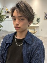 ソラ 表参道(SORA)&nbsp;【MOMONE】メンズハイライトデザインカラー束感ヘアアップバンク