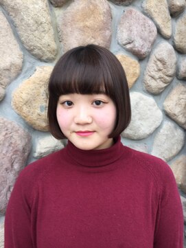 ヘアデザイン ラポール 茨木店(hair design Rapport) 黒髪ナチュラル艶ボブ☆