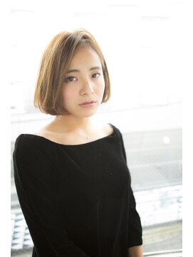 サロンドミルク 原宿(salon de MiLK) 【salon de MiLK 原宿】大人かわいい毛先遊ばせボブ