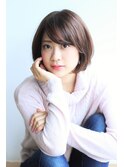 【ダメージゼロで透明感】イルミナカラー×グレージュボブ