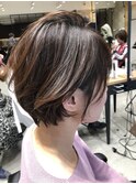 /柔らかさ/抜け感/小顔カット◎/耳掛けショート/