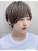 【THiRD 浅野】オリーブベージュレイヤーカット20代30代40代