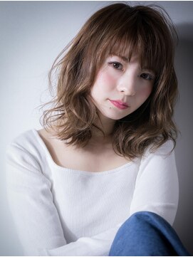 カバーヘア ブリス 大宮西口(COVER HAIR bliss) ニュアンスカラーx無造作パーマ抜け感ヘアt大宮20代30代40代