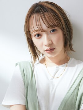 コムマティス 恵比寿ガーデンプレイス(Comme Matisse) スリークショートオリーブカラー/黒髪[恵比寿/恵比寿駅]