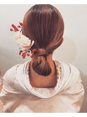 花嫁艶シンプルヘア