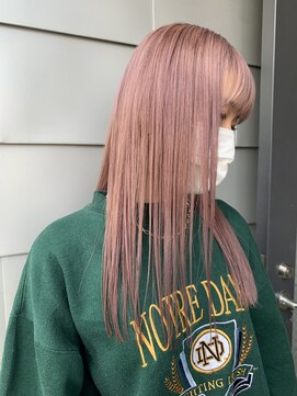 ロロ(ro-ro) 【恵比寿ro-ro】ハイトーン×ピンクベージュ×ロングヘア