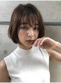 大人可愛いヘルシーボブ