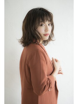 ミエル ヘア 新宿(miel hair) 〈mielhair新宿〉艶カラー　ニュアンスロブ　イルミナ